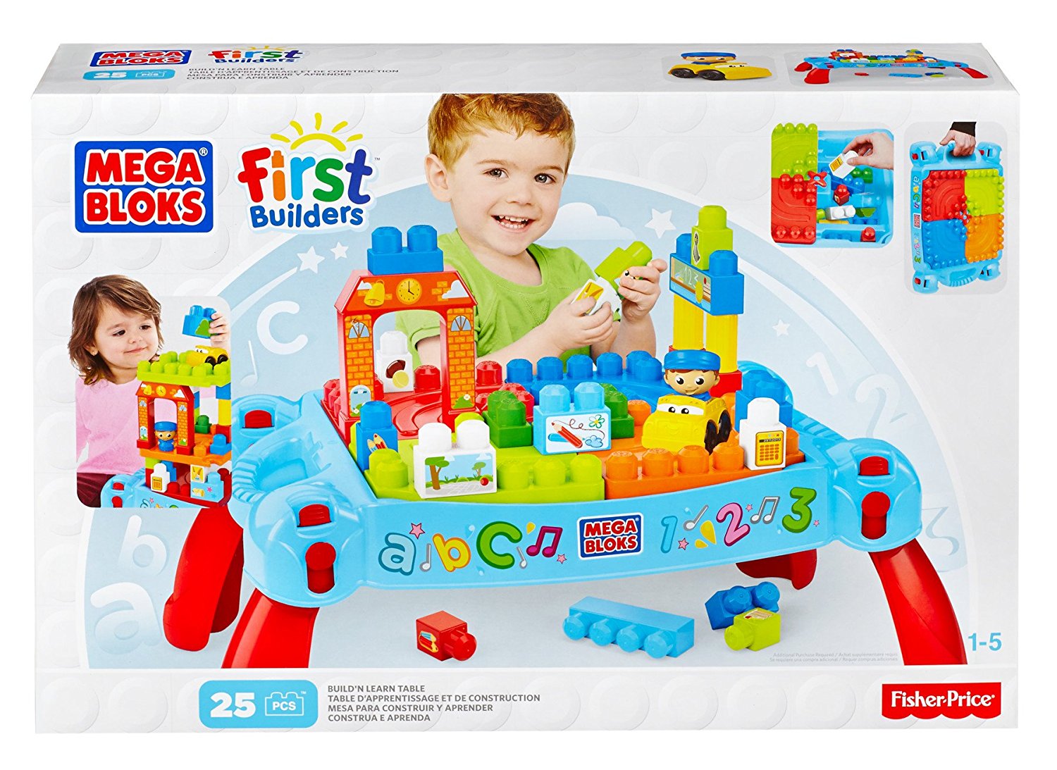 mega bloks build n learn table